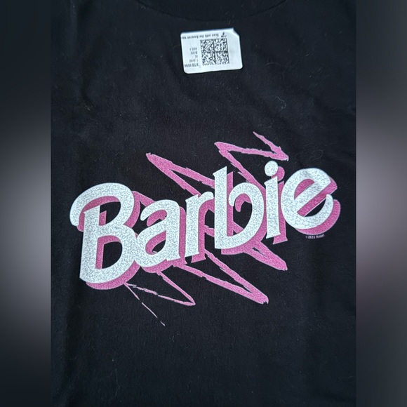 New w/ Amazon tag Girls 4T Barbie T-Shirt Club - 90s Barbie Logo T-Shirt - Picture 2 of 6